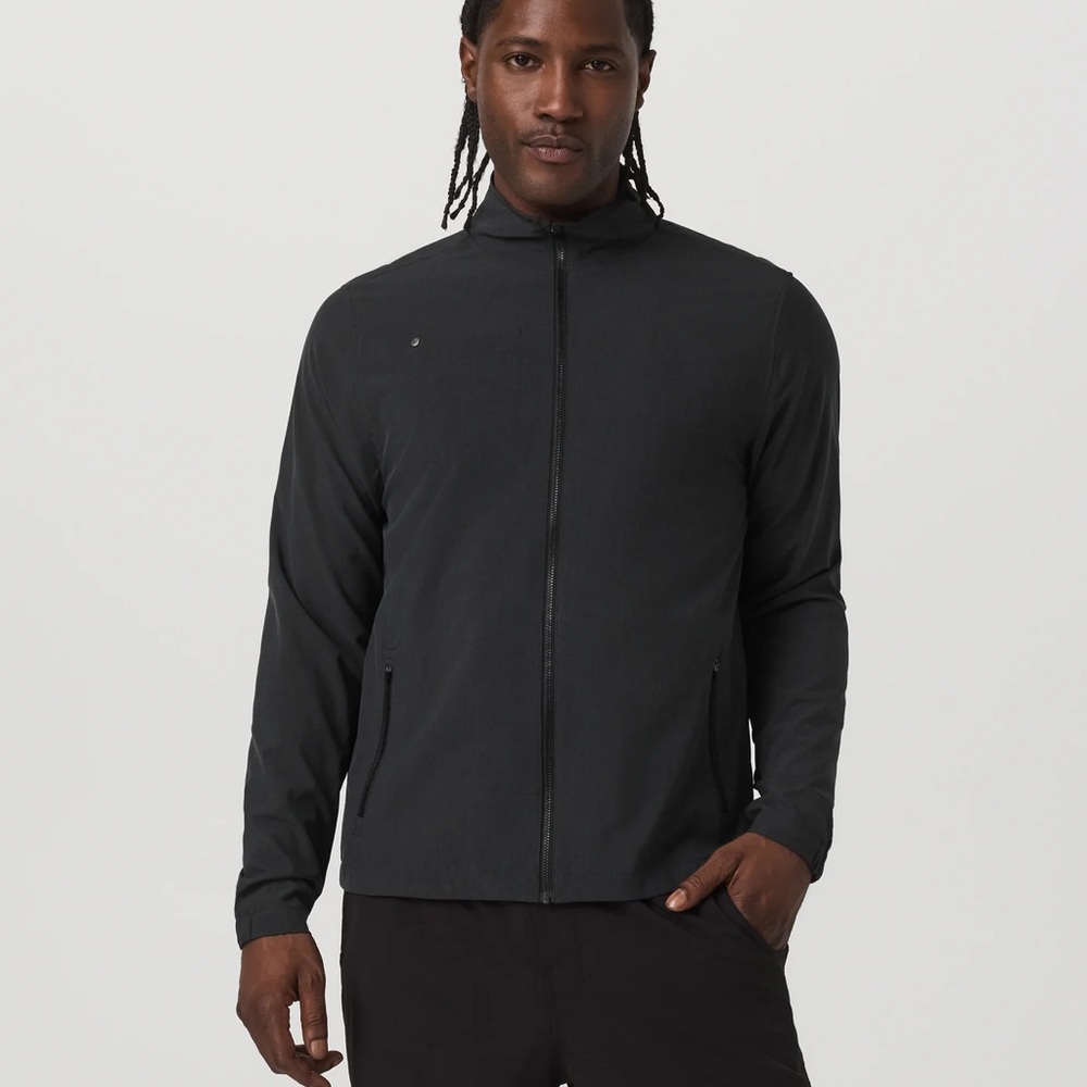 Vuori Men's Charcoal Windbreaker Jacket
